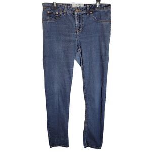 17/21 Womens Size 10 Blue Solid Skinny Jeans